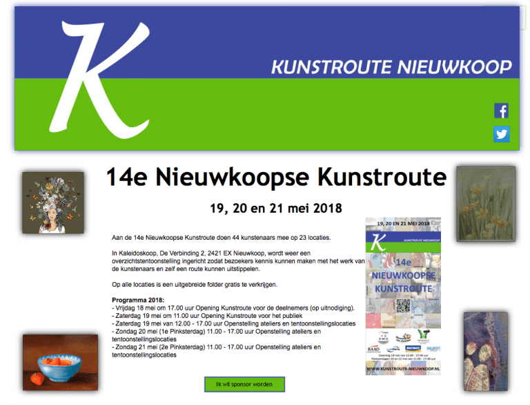 Lees meer over het artikel EXPOSITIE KUNSTROUTE NIEUWKOOP 19-21 MEI 2018